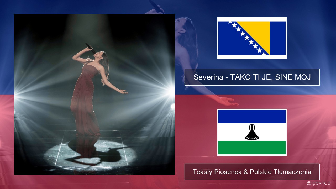 Severina – TAKO TI JE, SINE MOJ Bośniacki Teksty Piosenek & Polskie Tłumaczenia