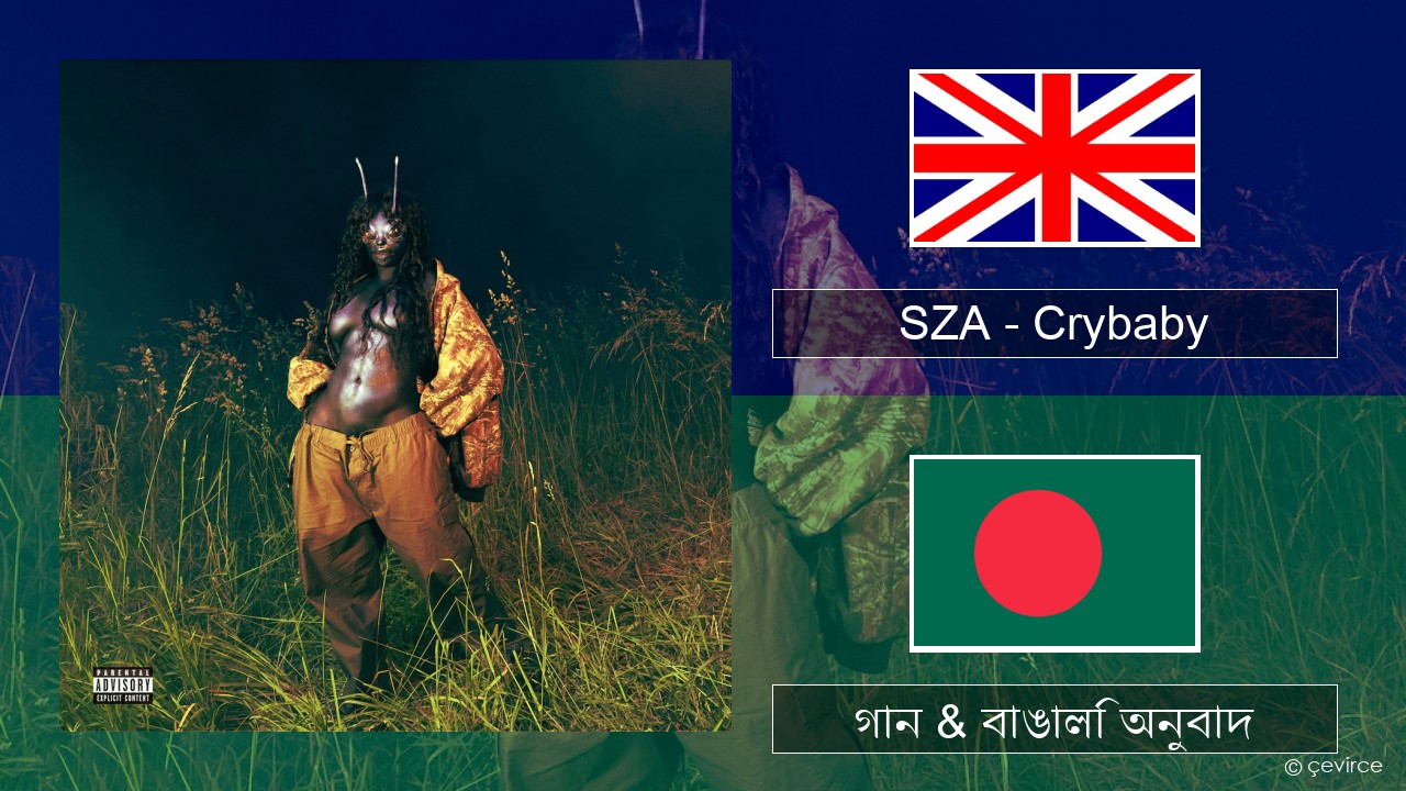 SZA – Crybaby ইংরেজি গান & বাঙালি অনুবাদ