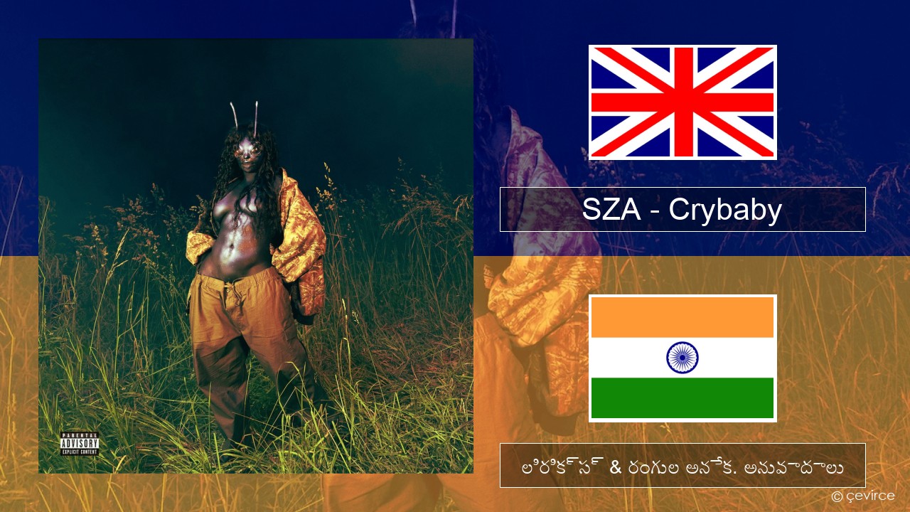 SZA – Crybaby ఆంగ్ల లిరిక్స్ & రంగుల అనేక. అనువాదాలు