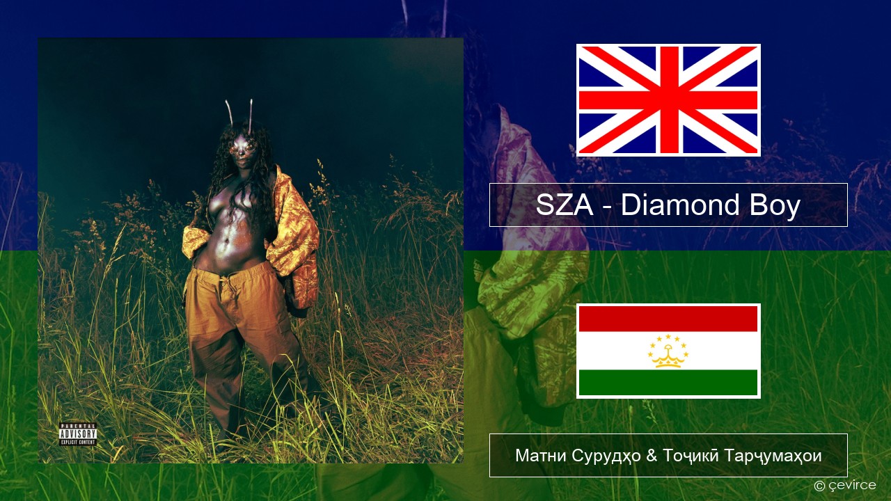 SZA – Diamond Boy (DTM) English Матни Сурудҳо & Тоҷикӣ Тарҷумаҳои