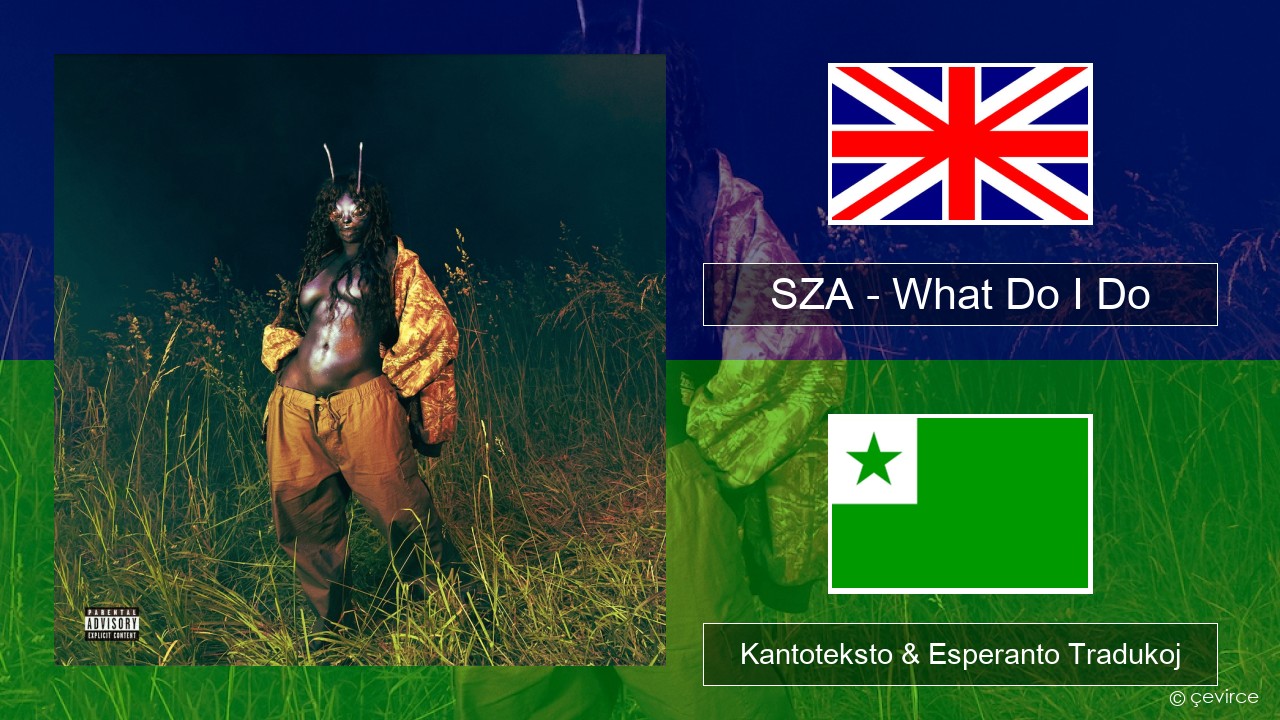 SZA – What Do I Do La angla Kantoteksto & Esperanto Tradukoj