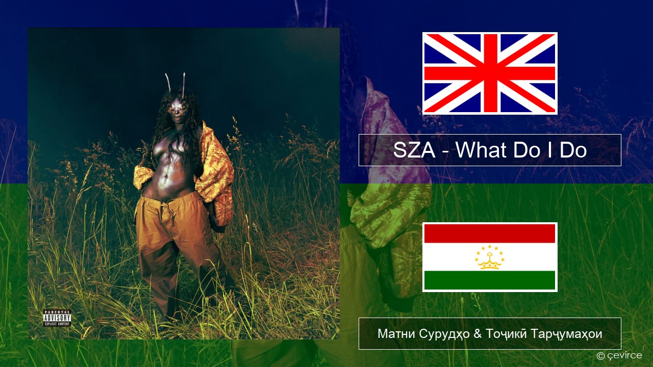 SZA – What Do I Do English Матни Сурудҳо & Тоҷикӣ Тарҷумаҳои