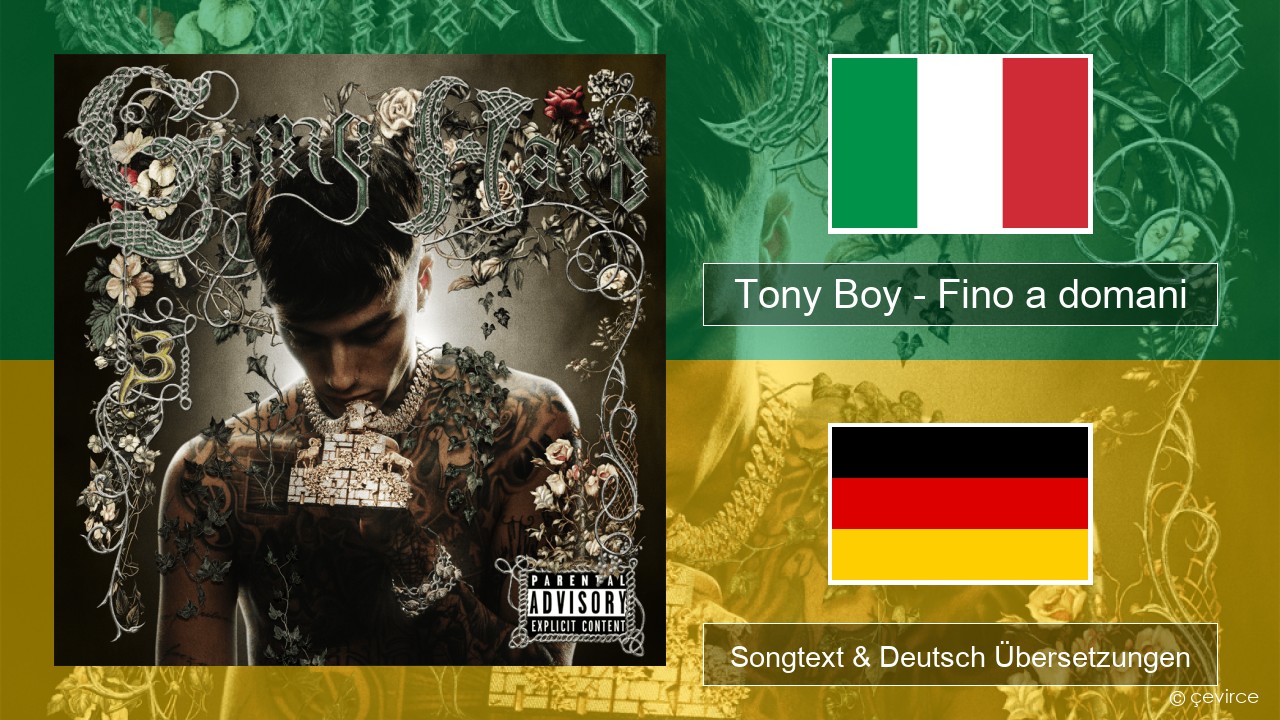 Tony Boy – Fino a domani Italienisch Songtext & Deutsch Übersetzungen