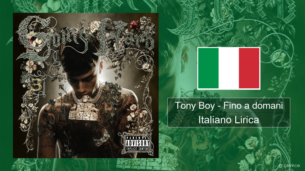 Tony Boy – Fino a domani Italiano Lirica