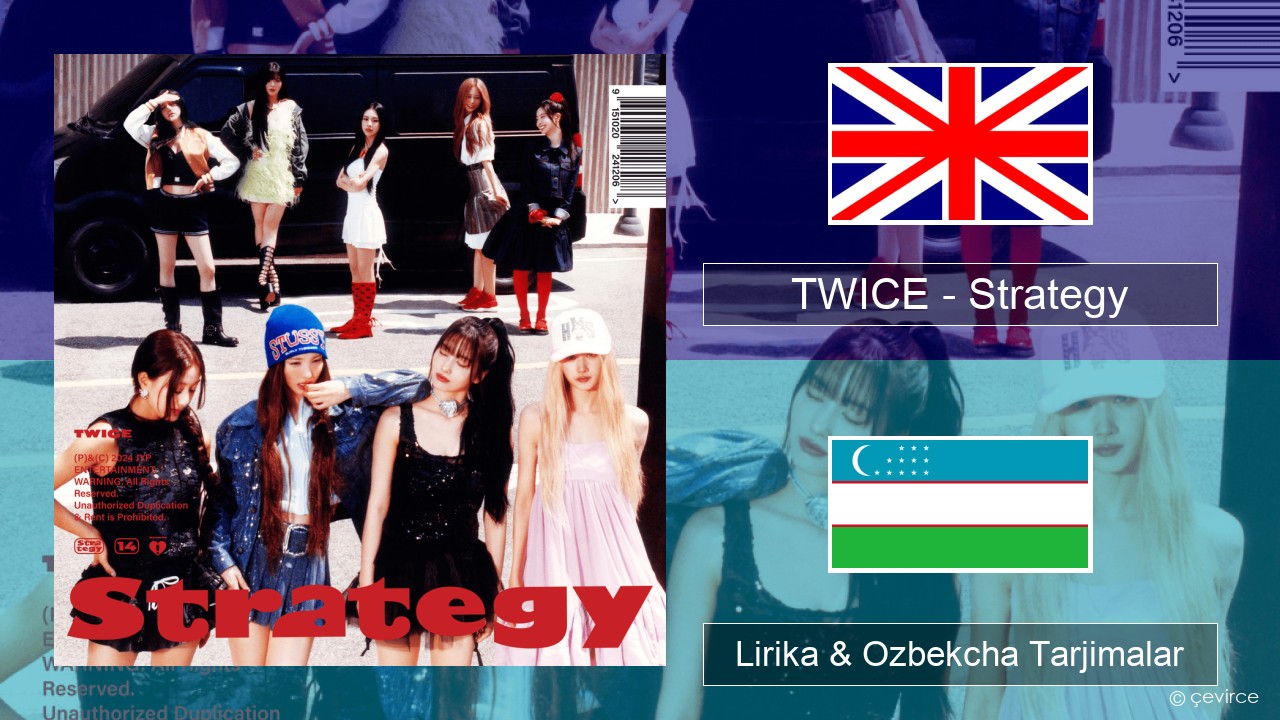 TWICE – Strategy Ingliz tili Lirika & Ozbekcha Tarjimalar