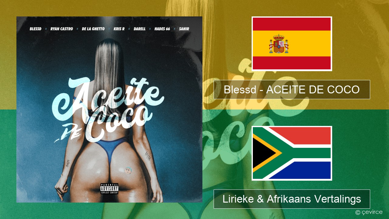 Blessd – ACEITE DE COCO Spaanse Lirieke & Afrikaans Vertalings