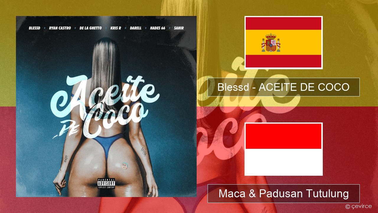 Blessd – ACEITE DE COCO Spanyol Maca & Padusan Tutulung