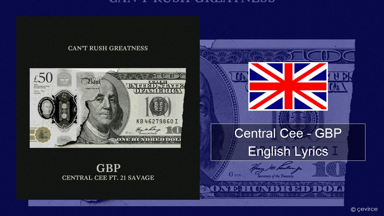 Central Cee – GBP English Lyrics