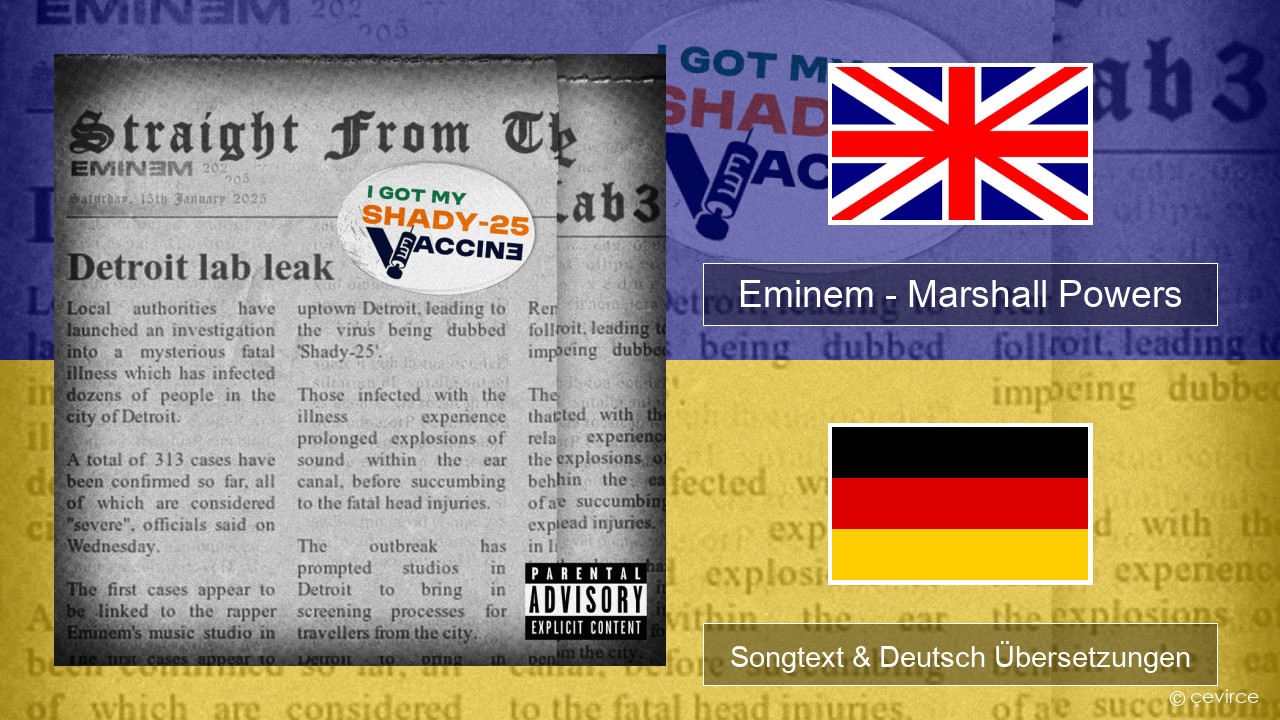 Eminem – Marshall Powers Englisch Songtext & Deutsch Übersetzungen