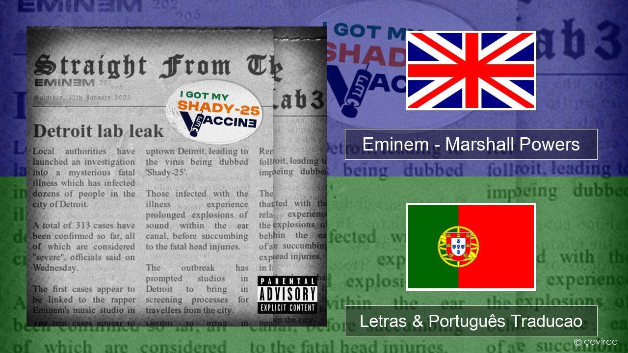 Eminem – Marshall Powers Inglês Letras & Português Traducao