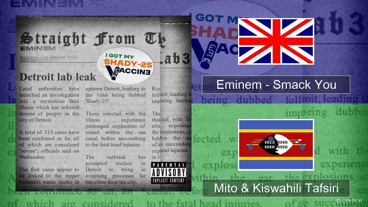 Eminem – Smack You Englishen Mito & Kiswahili Tafsiri