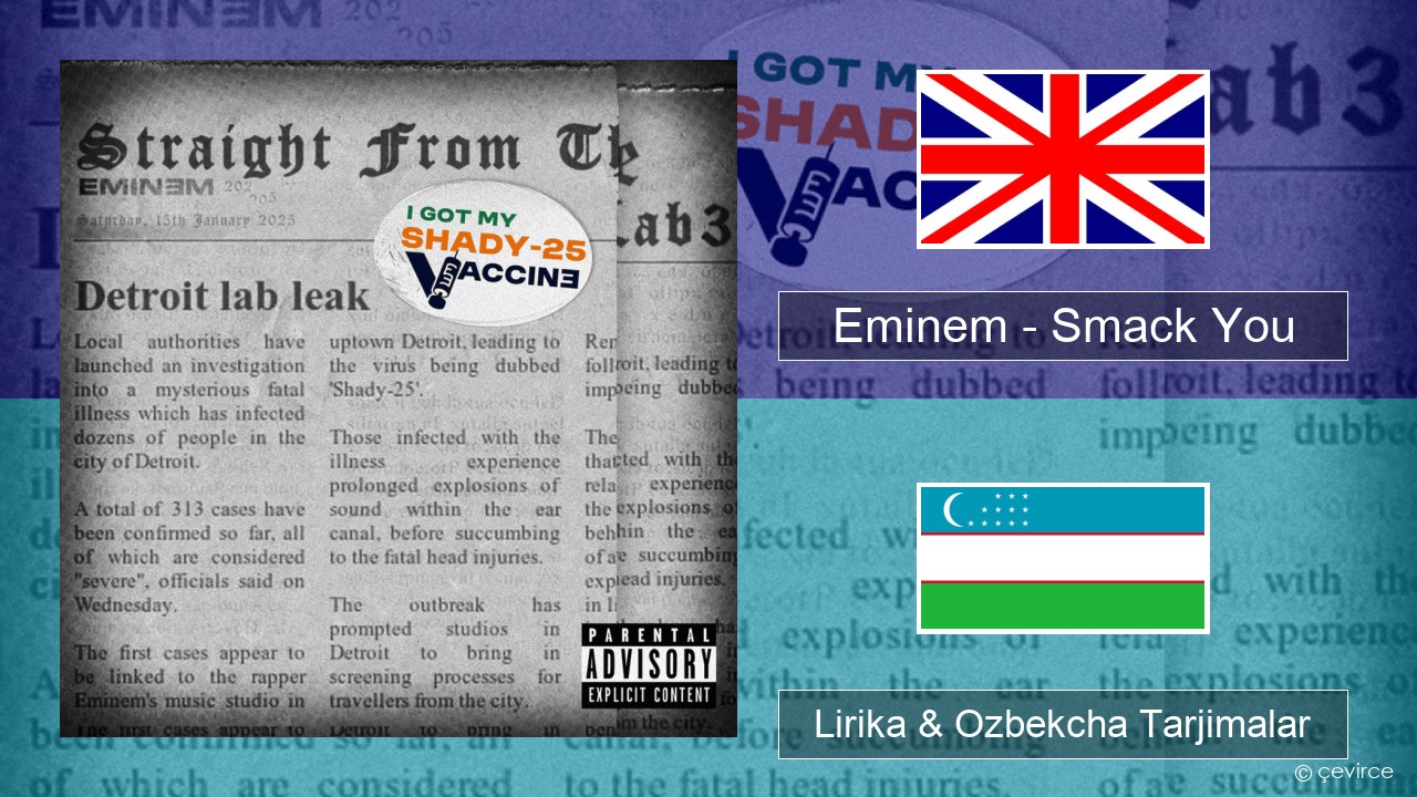 Eminem – Smack You Ingliz tili Lirika & Ozbekcha Tarjimalar