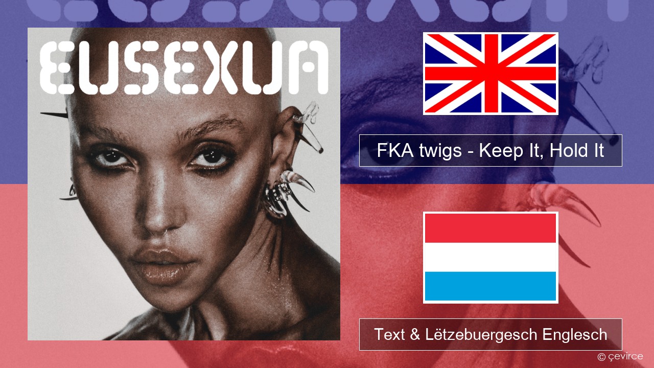 FKA twigs – Keep It, Hold It Englisch Text & Lëtzebuergesch Englesch