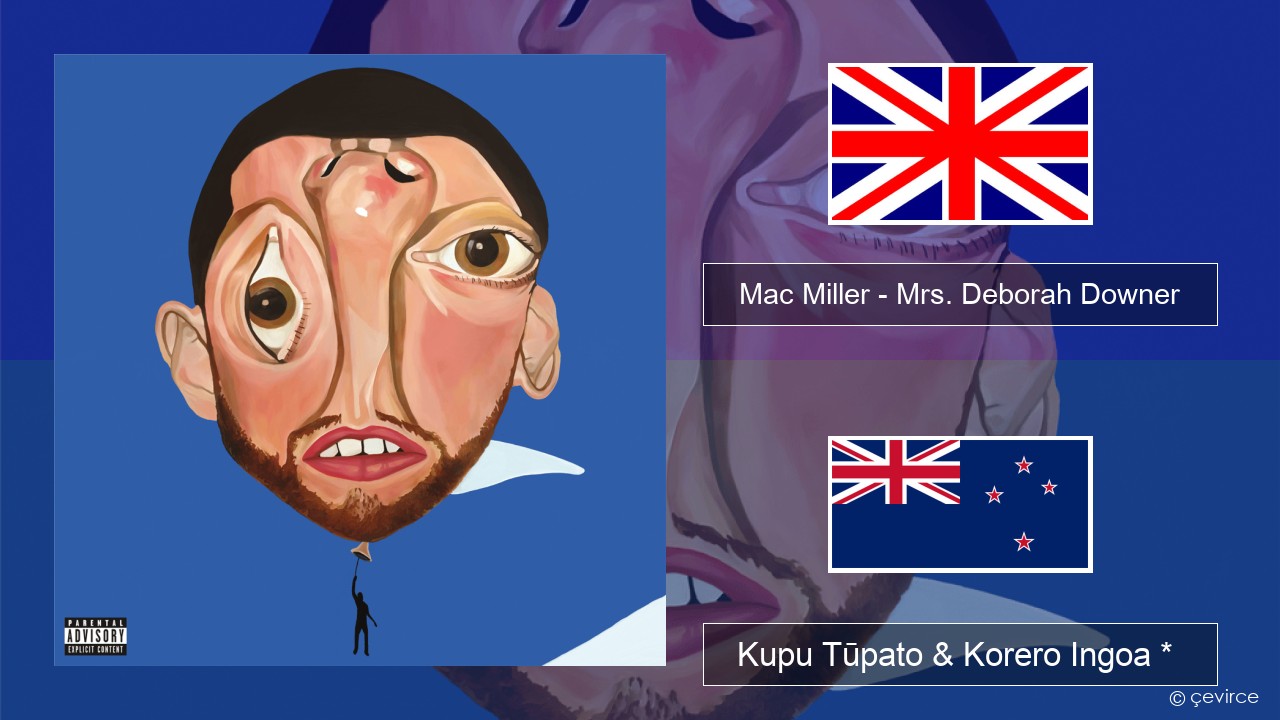 Mac Miller – Mrs. Deborah Downer Ingoa *  Kupu Tūpato & Korero Ingoa *