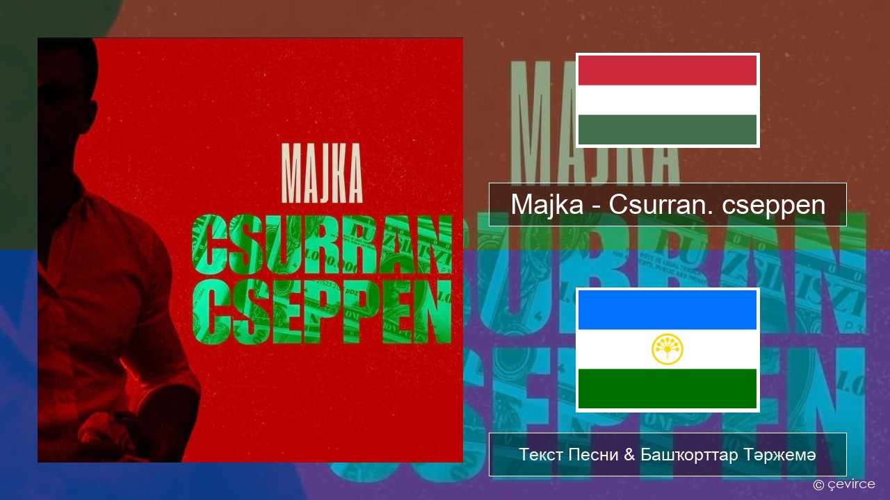 Majka – Csurran. cseppen Венгр Текст Песни & Башҡорттар Тәржемә