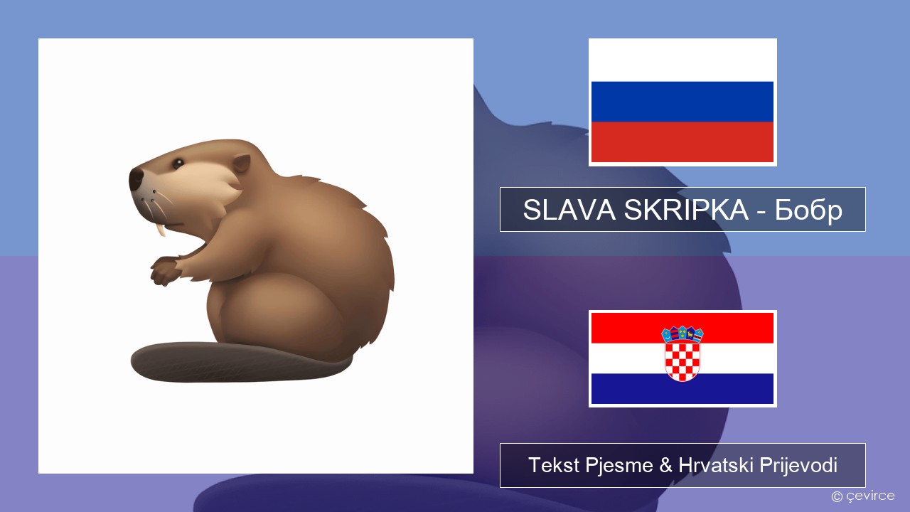 SLAVA SKRIPKA – Бобр (Beaver) Hrvatski Tekst Pjesme & Hrvatski Prijevodi