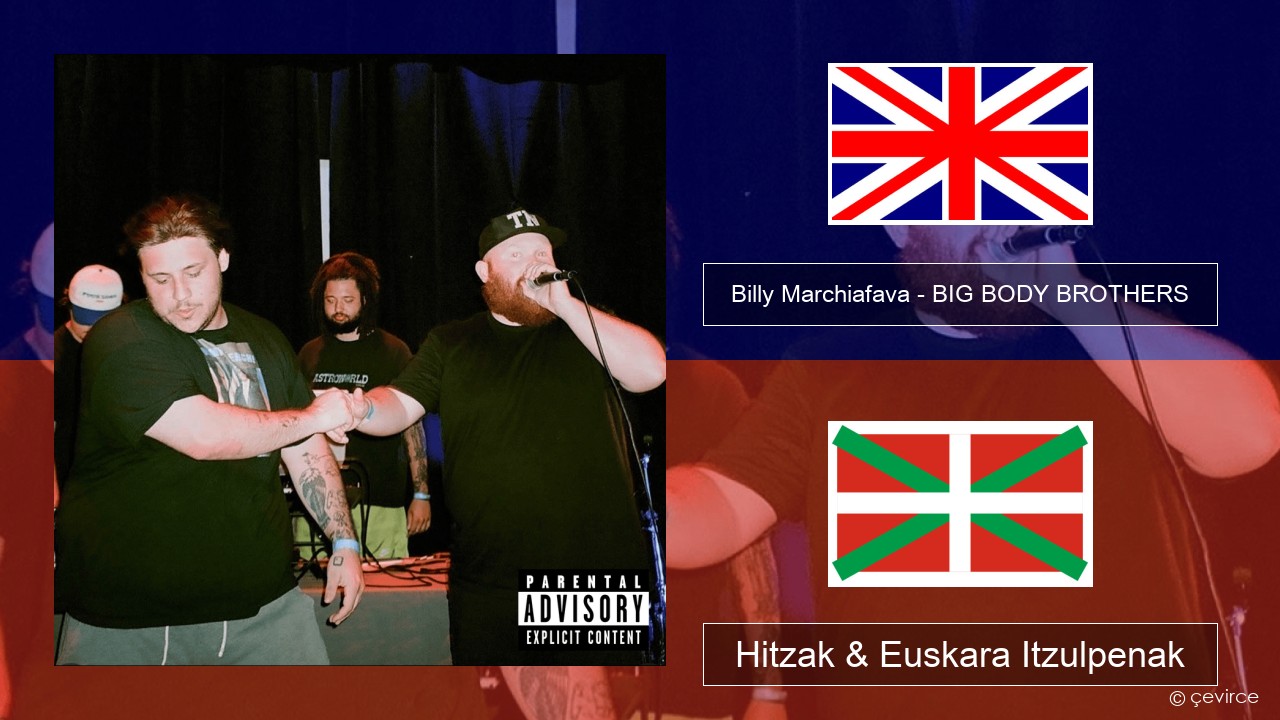 Billy Marchiafava – BIG BODY BROTHERS Ingelesa Hitzak & Euskara Itzulpenak