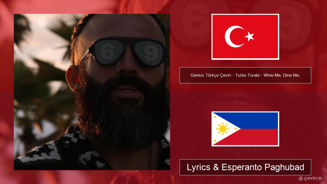 Genius Türkçe Çeviri – Turbo Turabi – Wine Me, Dine Me. (Türkçe Çeviri) Turkiya Lyrics & Esperanto Paghubad