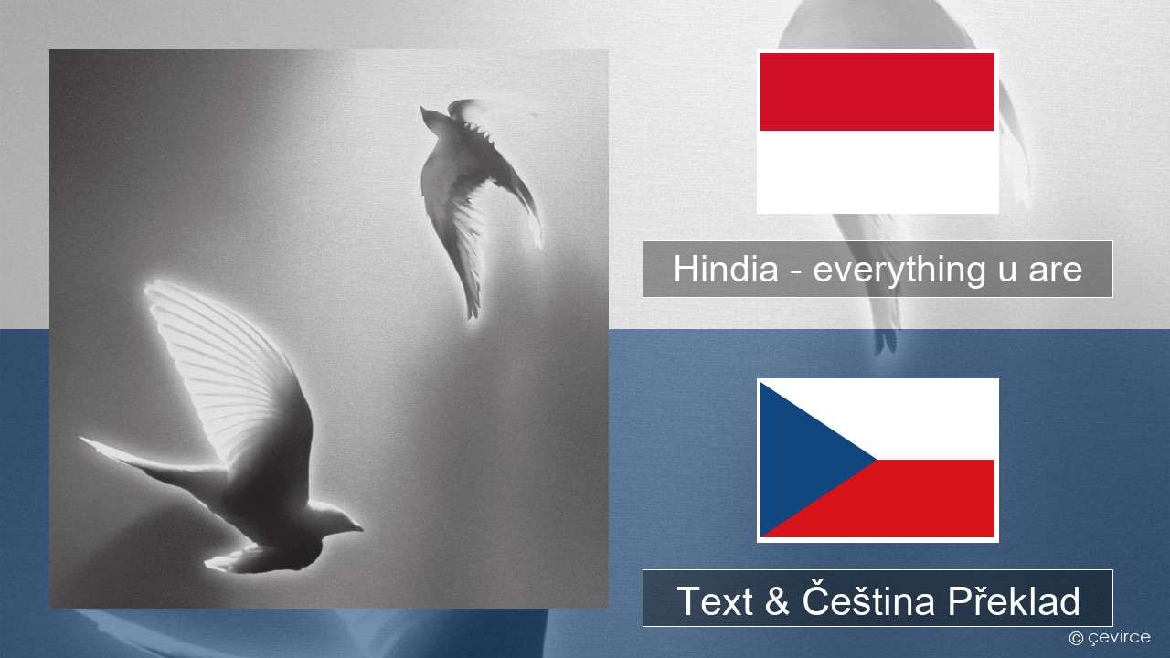 Hindia – everything u are Indonéský Text & Čeština Překlad