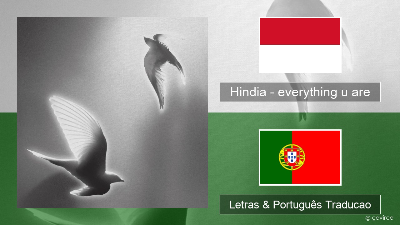 Hindia – everything u are Indonesio Letras & Português Traducao