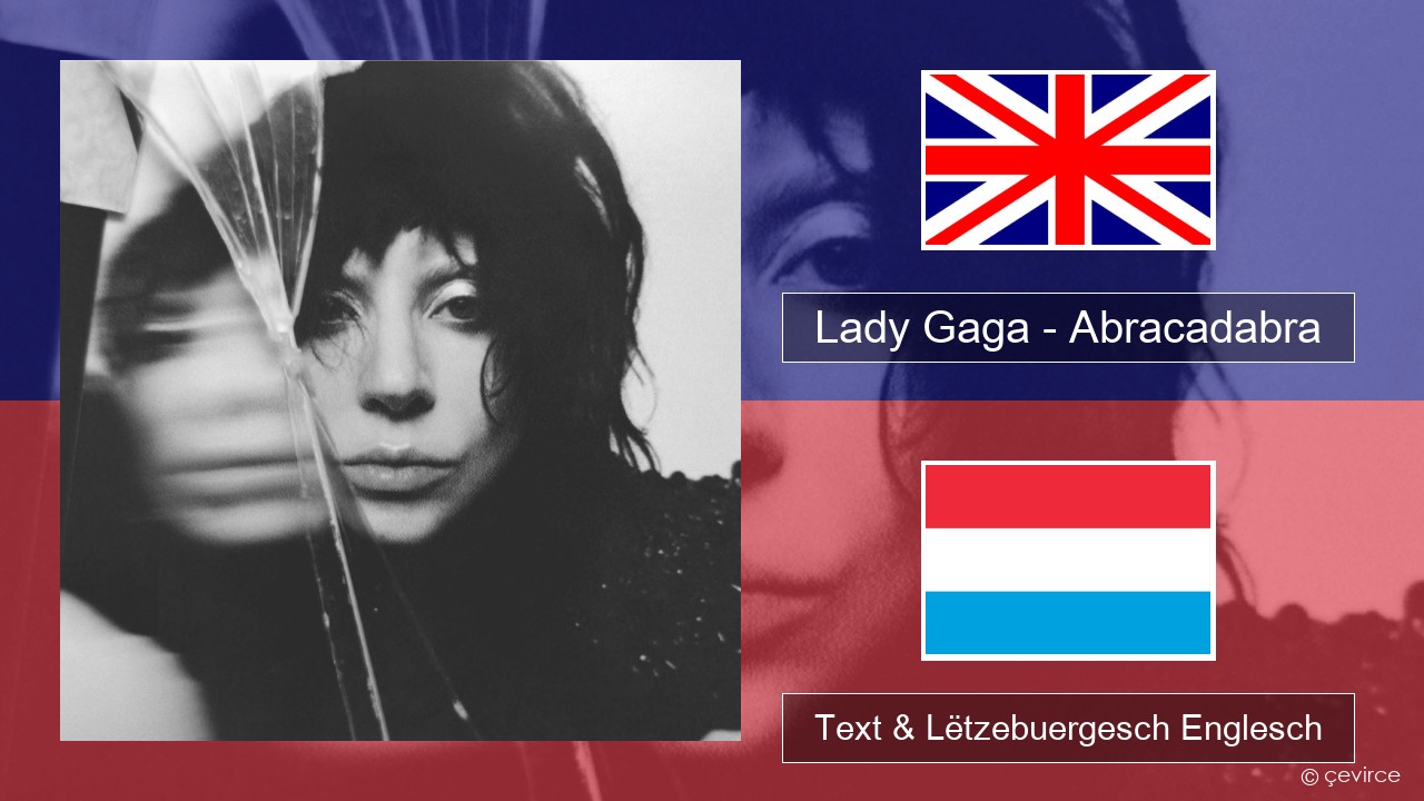 Lady Gaga – Abracadabra Englisch Text & Lëtzebuergesch Englesch