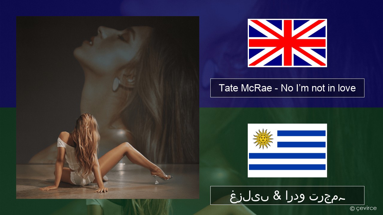 Tate McRae – No I’m not in love انگریزی غزلیں & اردو ترجمہ