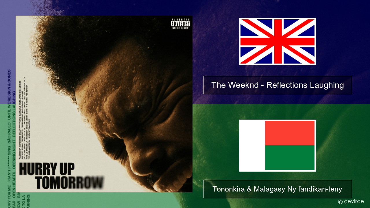 The Weeknd – Reflections Laughing Malagasy Tononkira & Malagasy Ny fandikan-teny